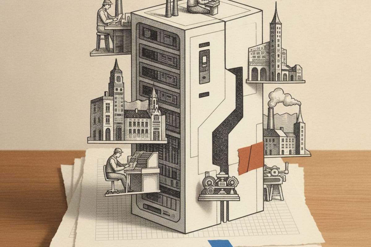 Illustration editoriale : Le budget 2027 alourdit les cotisations patronales