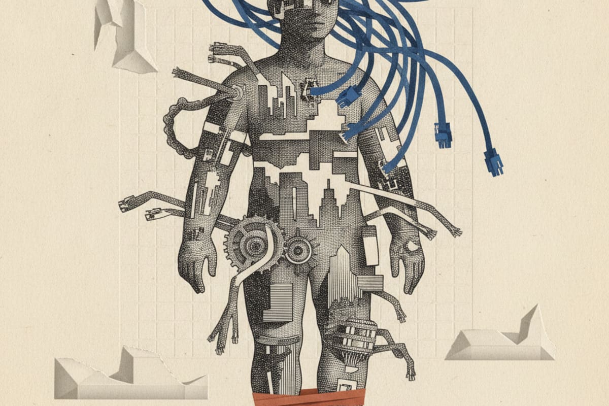 Illustration editoriale : Dario Amodei propose un freinage concerte des laboratoires