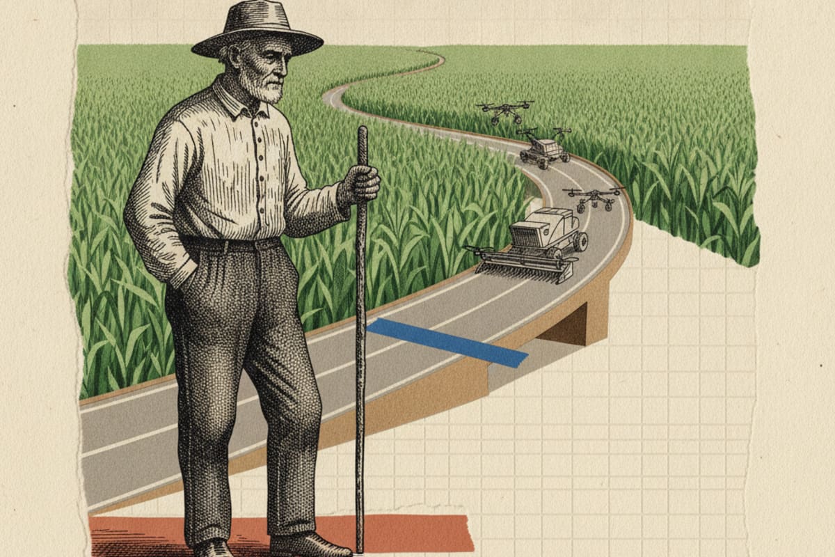 Illustration editoriale : Mervin Raudabaugh repousse les avances des promoteurs informatiques
