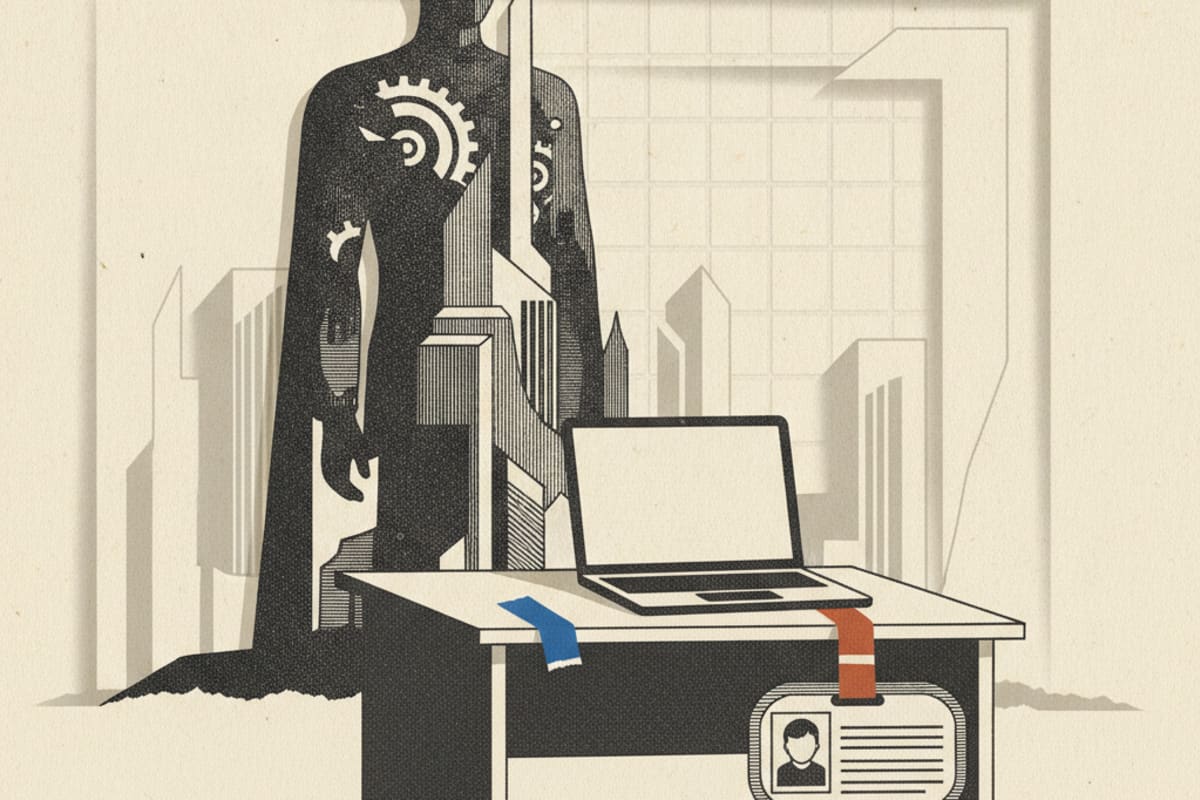 Illustration editoriale : David Robinson quitte OpenAI et dénonce des sprints perpétuels