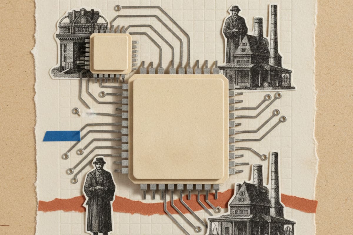 Illustration editoriale : La pénurie de mémoire frappe une puce ancienne mais active