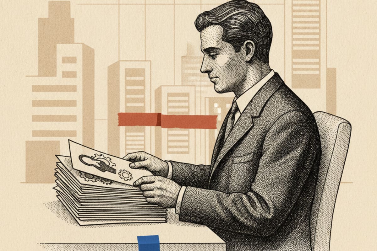 Illustration editoriale : La pénurie de forward deployed engineers bloque les projets