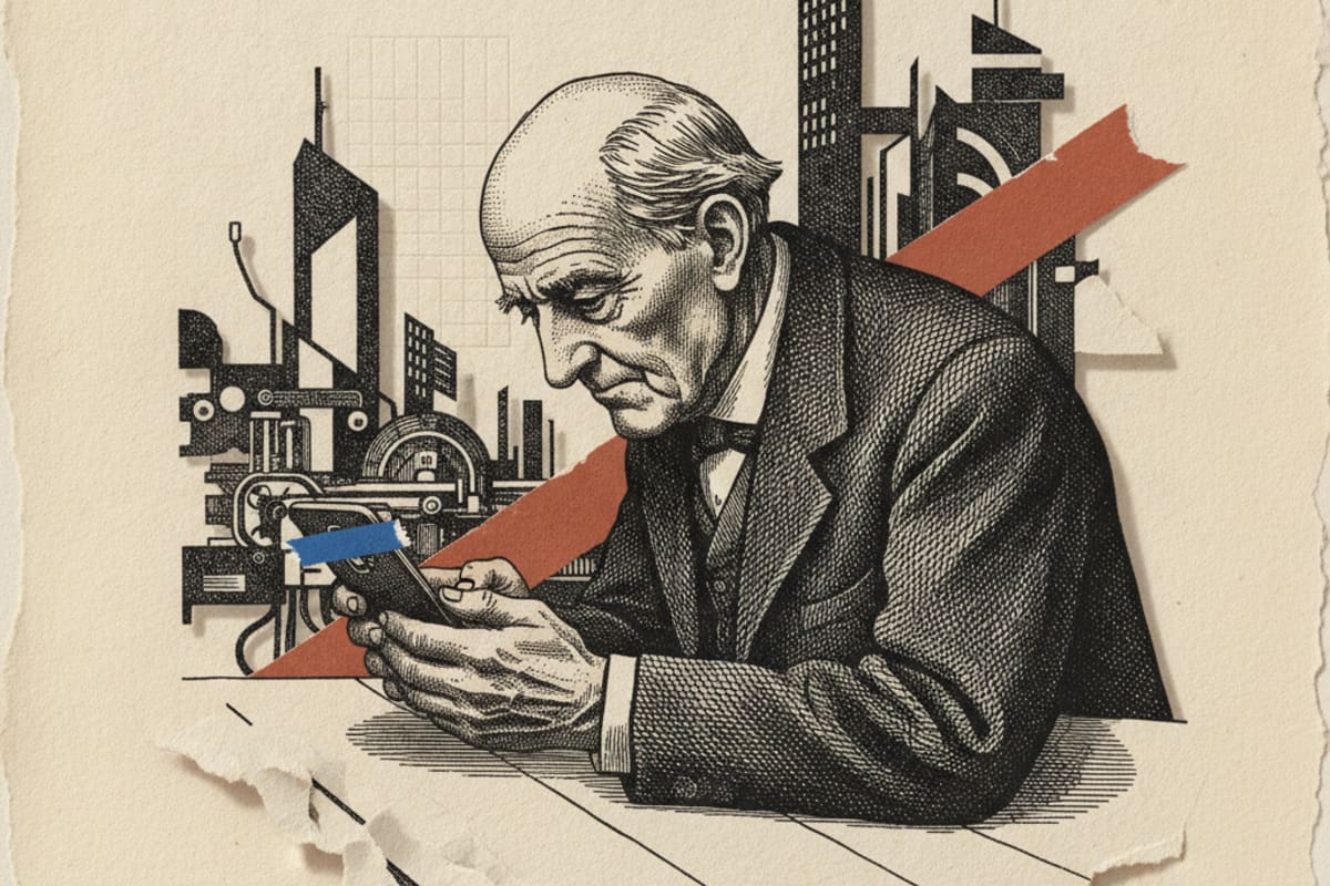 Illustration editoriale : La dématérialisation aggrave le non-recours aux pensions