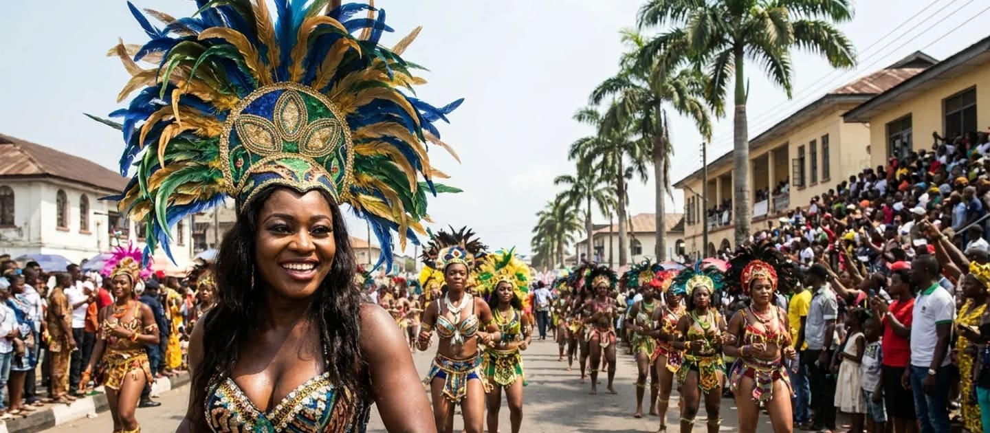 Calabar Carnival festival in Nigeria