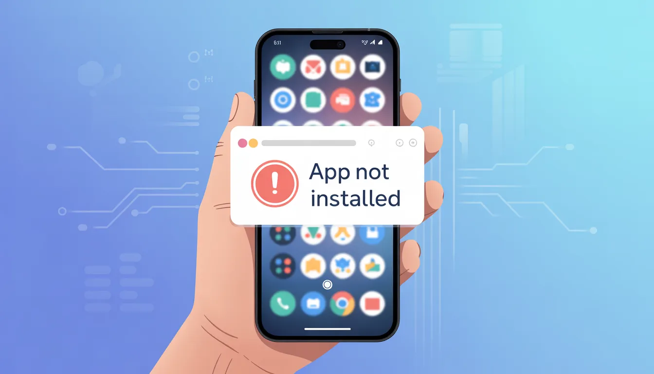 Fix “App Not Installed” Error on Android (2025 Guide) - Techternet