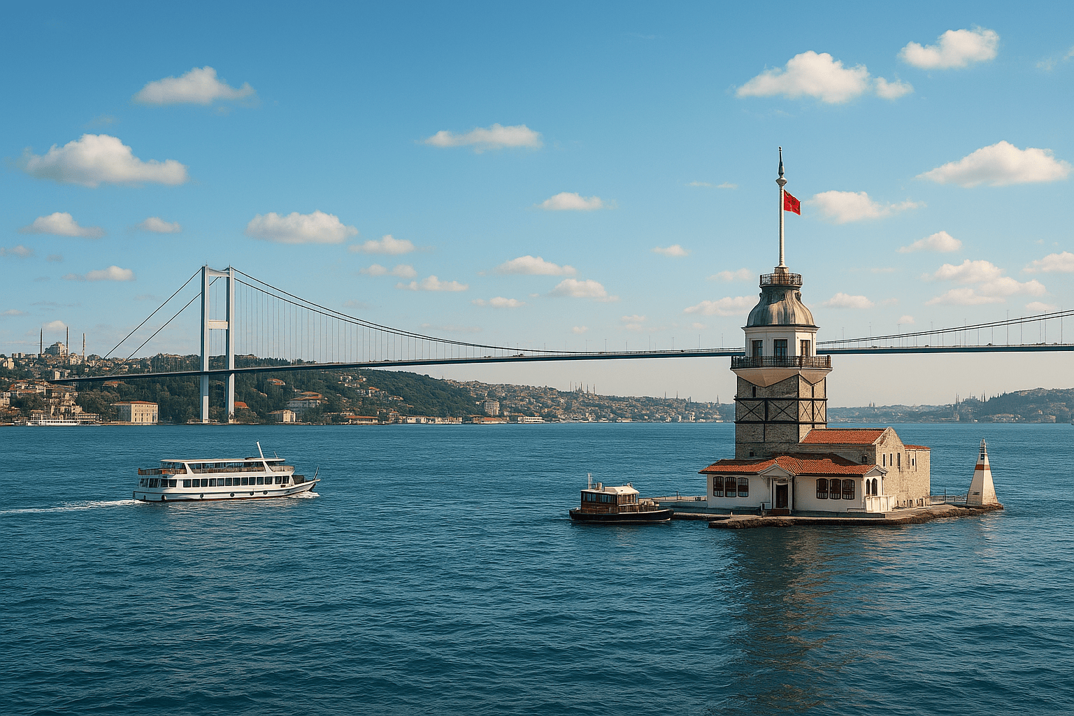 İstanbul Boğazı'nın Eşsiz Manzarası | AirportShuttleTR ile Şehrin Kalbinde Yolculuk - Airport Shuttle TR