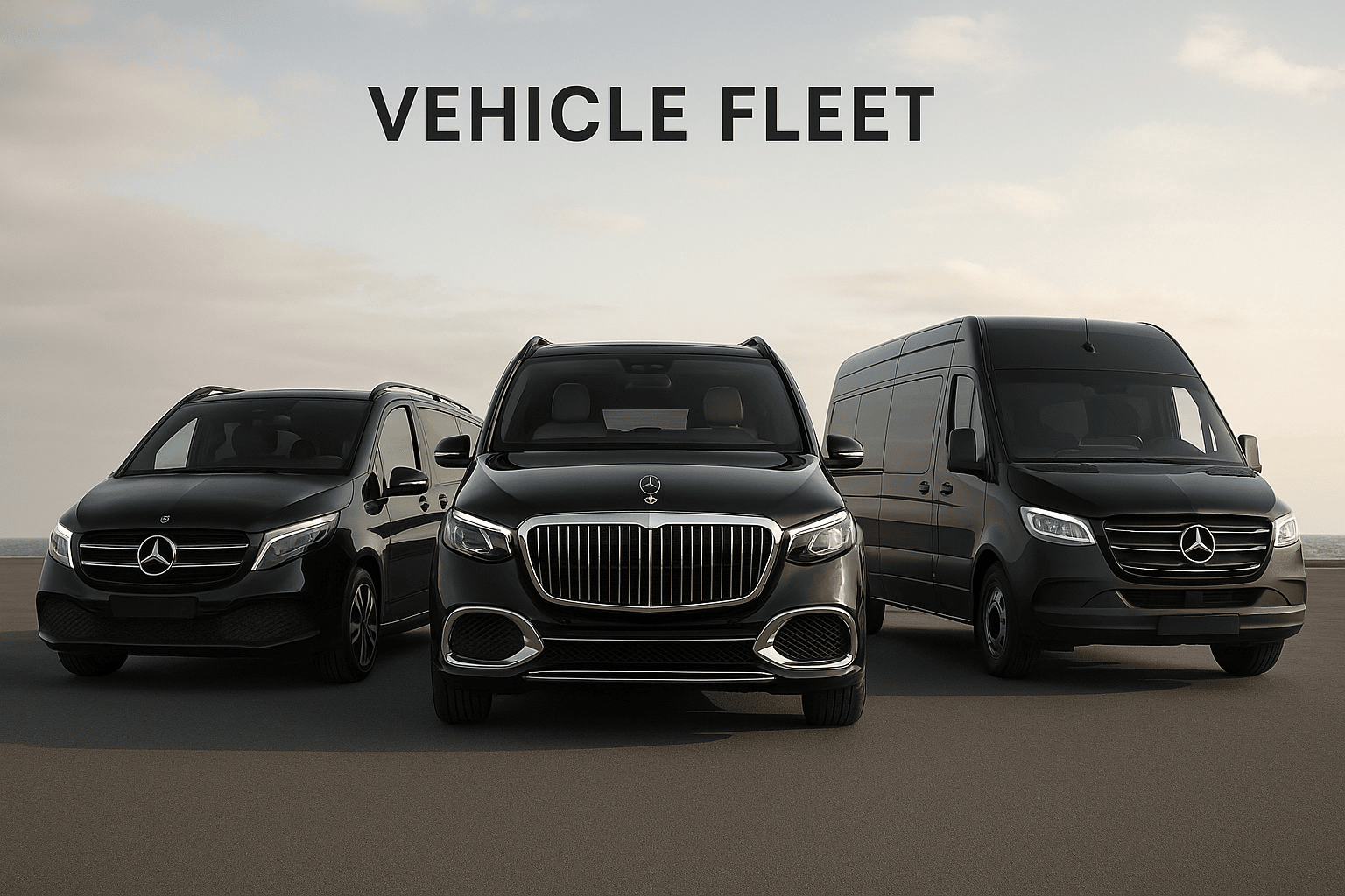 AirportShuttleTR Araç Filosu | Mercedes Vito, Sprinter ve VIP Transfer Konforu