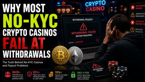 Why Most No-KYC Crypto Casinos Fail at Withdrawals