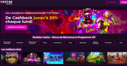 Rockstar Casino, le casino en ligne qui récompense votre fidélité chaque jour