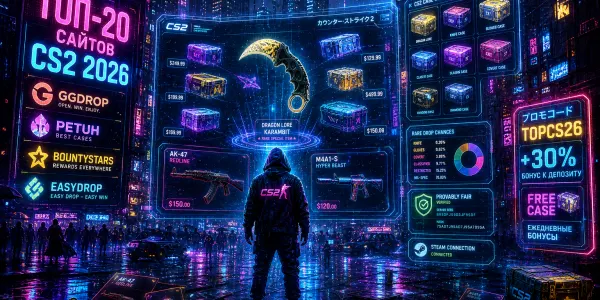 Сайты с кейсами кс2: обзор популярных платформ и выгодных промокодов