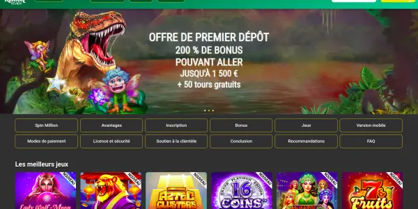 SpinMillion1.com : découvrez un casino en ligne France complet et facile d’accès