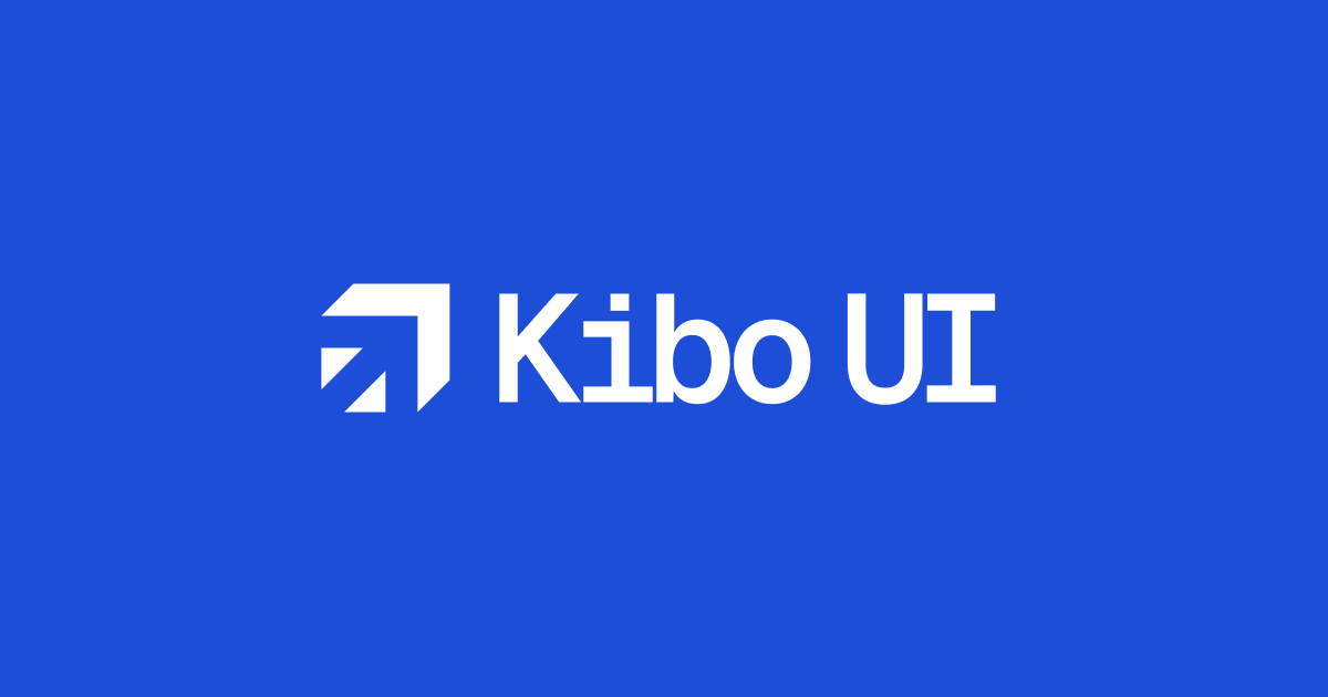 Kibo UI preview
