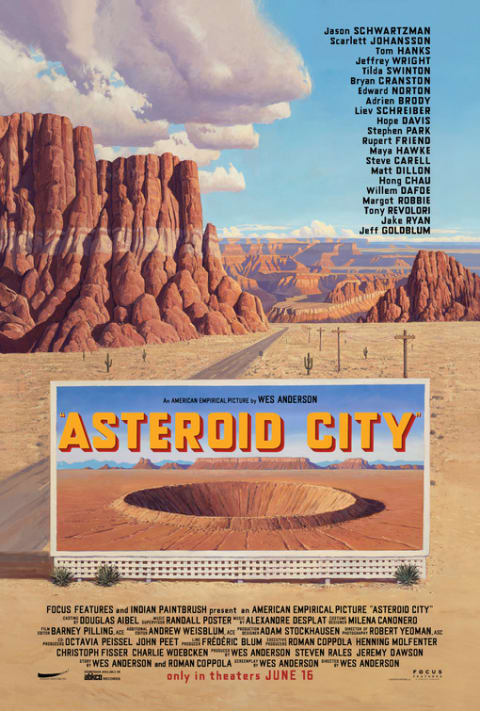 Asteroid City theatrical one-sheet