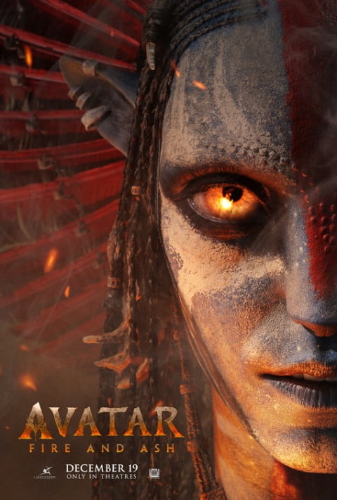 Avatar: Fire and Ash theatrical one-sheet
