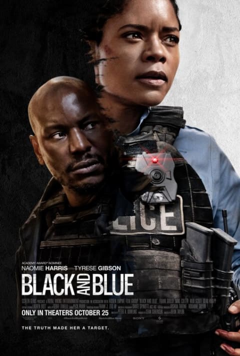 Black and Blue theatrical one-sheet