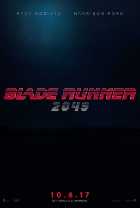 Blade Runner 2049 theatrical one-sheet