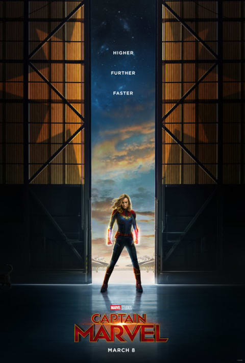 Captain Marvel theatrical one-sheet