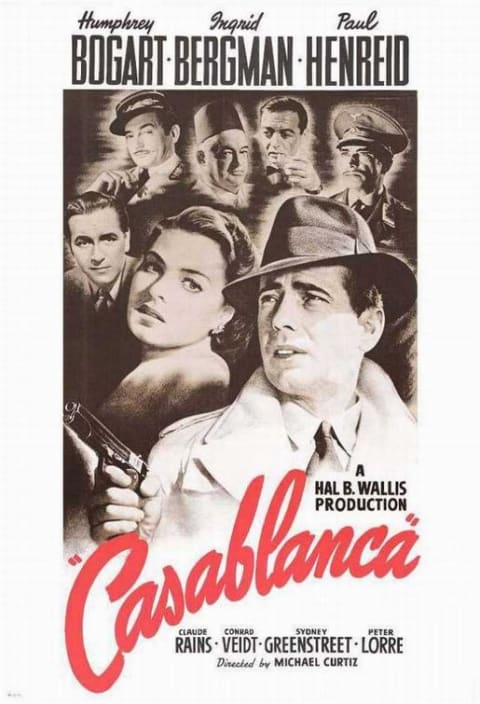 Casablanca theatrical one-sheet