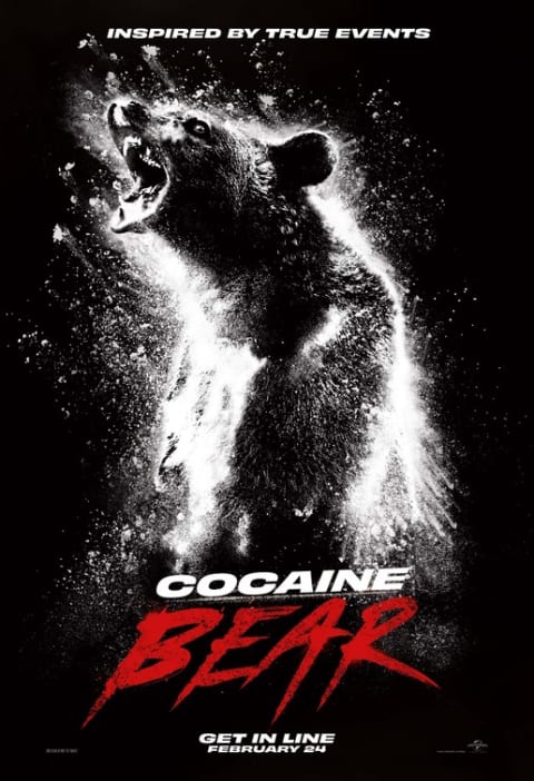 Cocaine Bear theatrical one-sheet