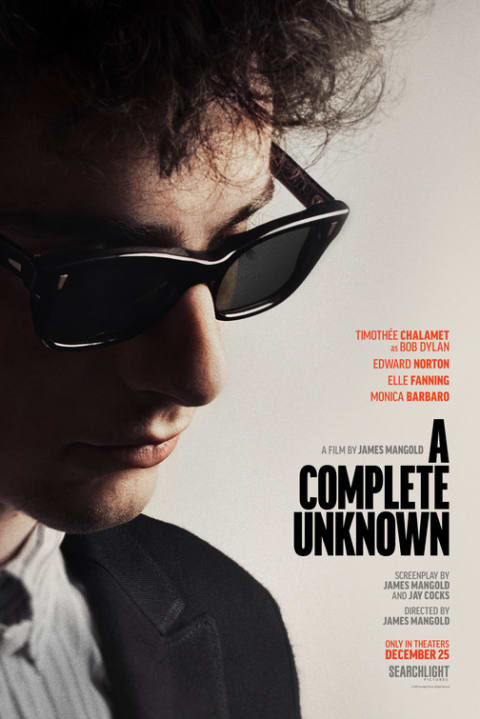 A Complete Unknown theatrical one-sheet