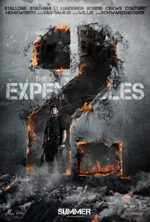 The Expendables 2 theatrical one-sheet