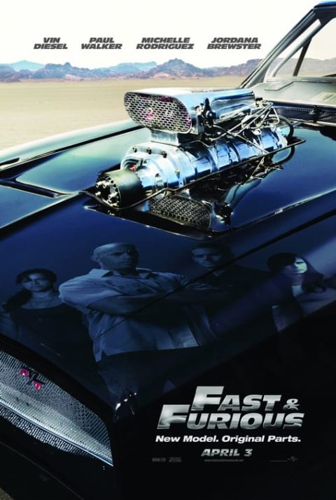 Fast & Furious theatrical one-sheet