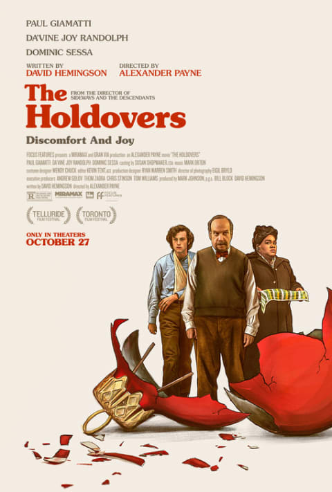 The Holdovers theatrical one-sheet