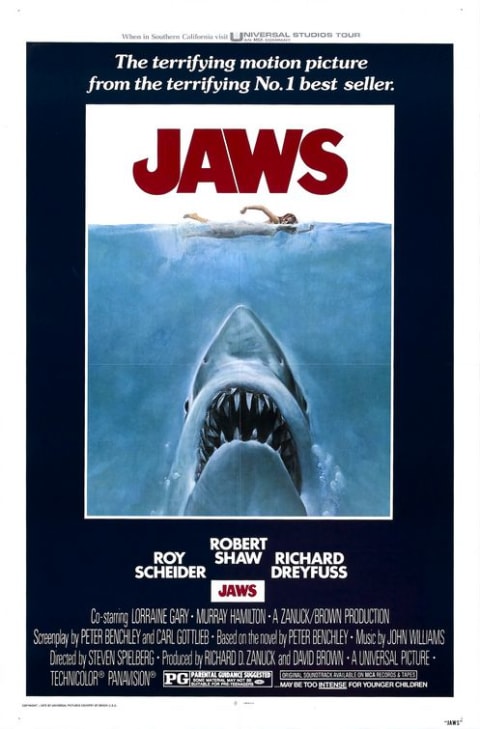 Jaws theatrical one-sheet
