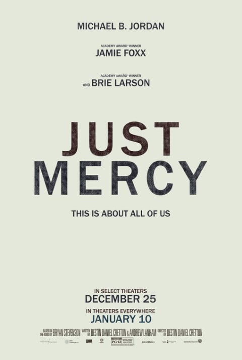 Just Mercy theatrical one-sheet