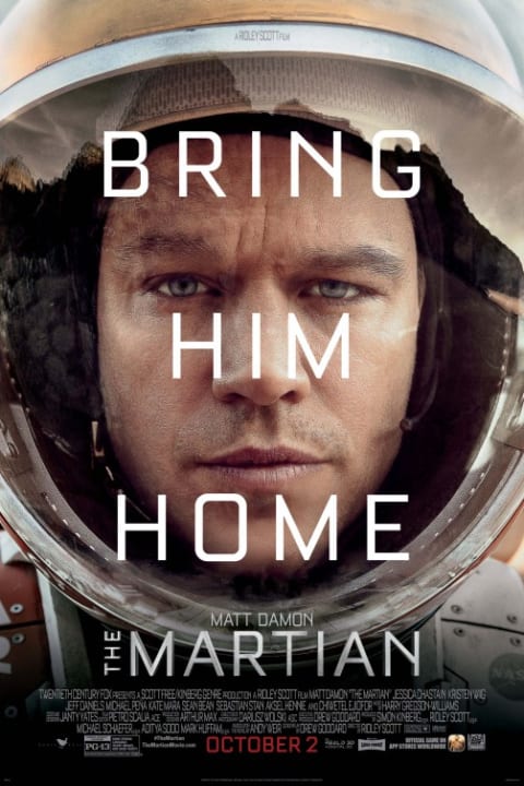 The Martian theatrical one-sheet