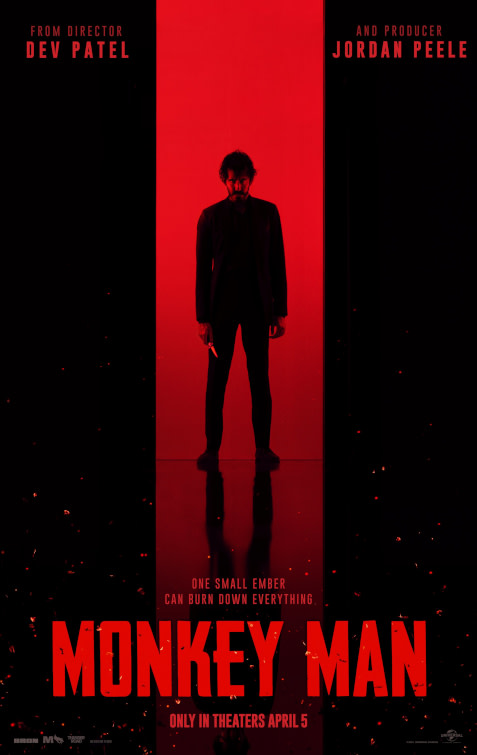 Monkey Man theatrical one-sheet