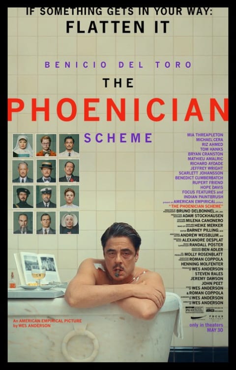 The Phoenician Scheme theatrical one-sheet