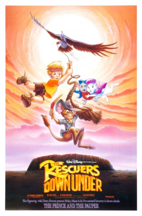 The Rescuers Down Under theatrical one-sheet