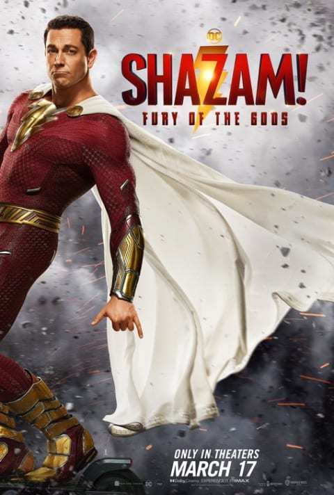 Shazam! Fury of the Gods theatrical one-sheet
