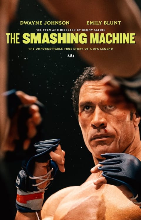 The Smashing Machine theatrical one-sheet