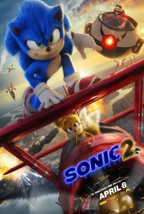 Sonic the Hedgehog 2 theatrical one-sheet