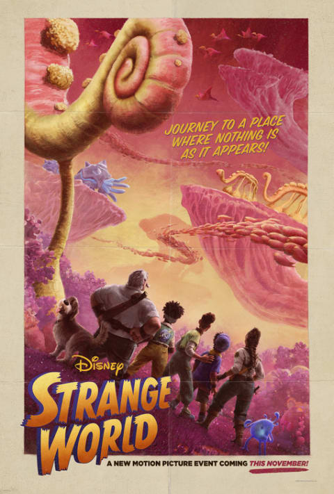 Strange World theatrical one-sheet