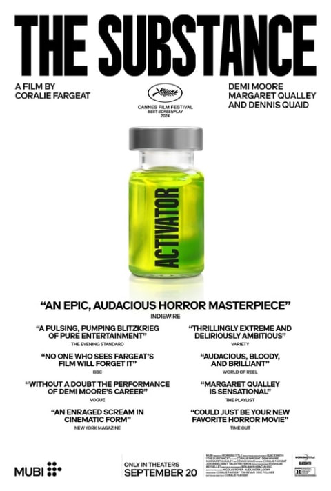 The Substance theatrical one-sheet