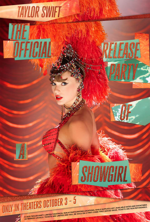 Taylor Swift: Official Release Party theatrical one-sheet