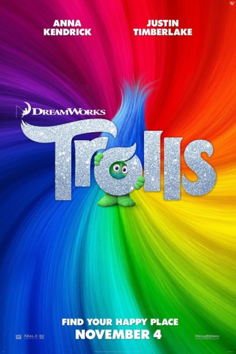 Trolls theatrical one-sheet