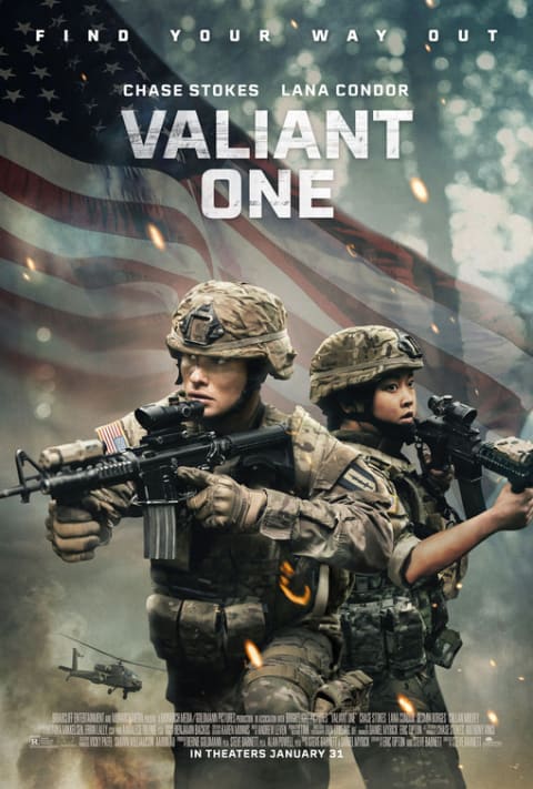 Valiant One theatrical one-sheet