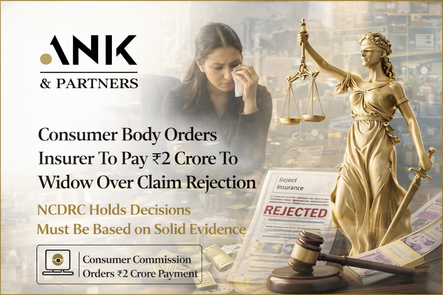 Consumer Body Orders Insurer to Pay ₹2 Crore to Widow Over Claim Rejection