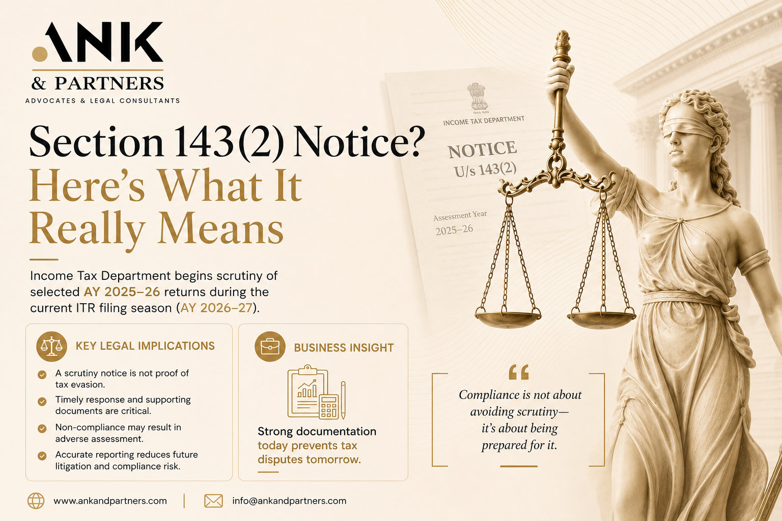 Received a Section 143(2) Notice? Here's What It Really Means for Taxpayers