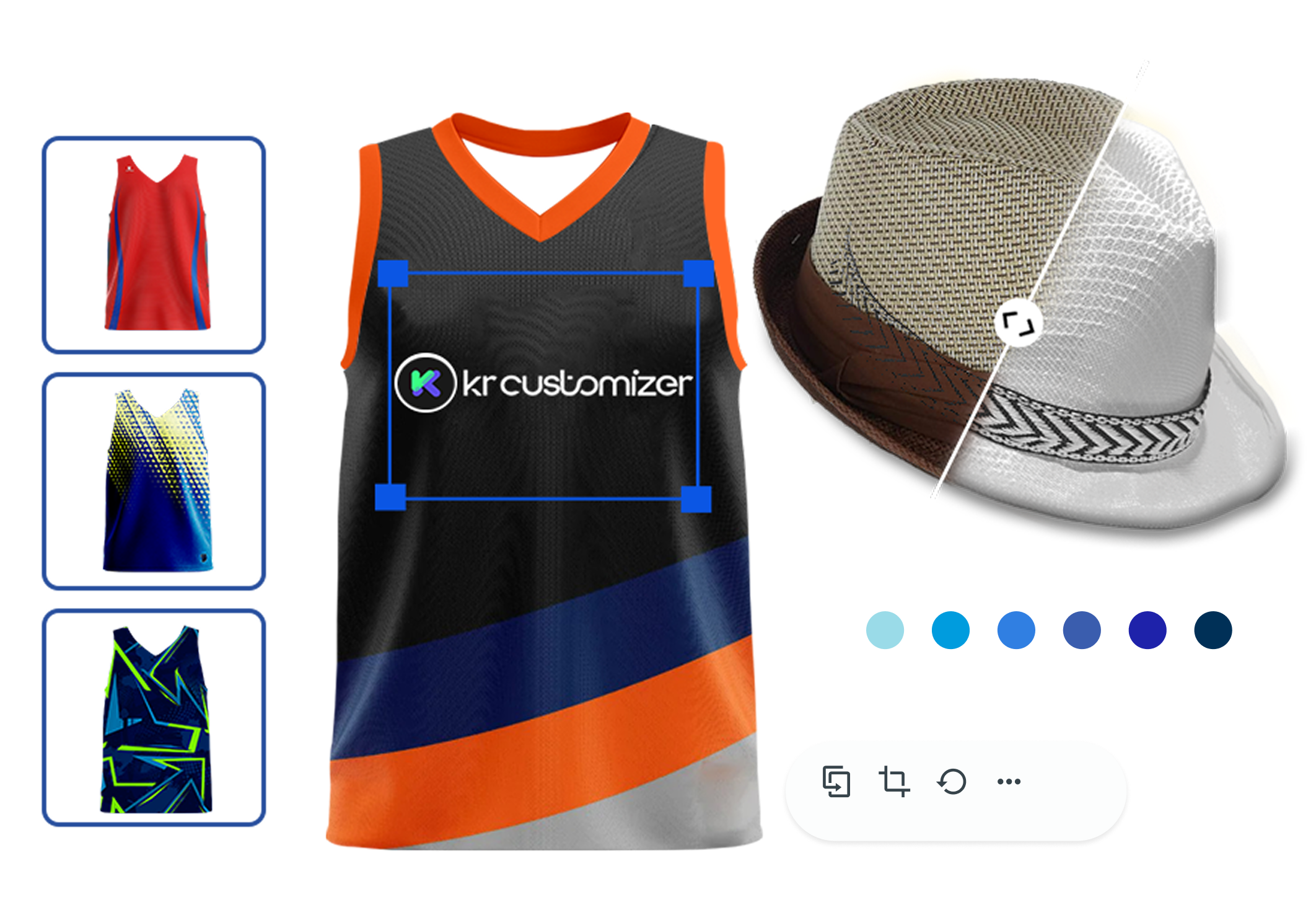 Customizable Products Showcase