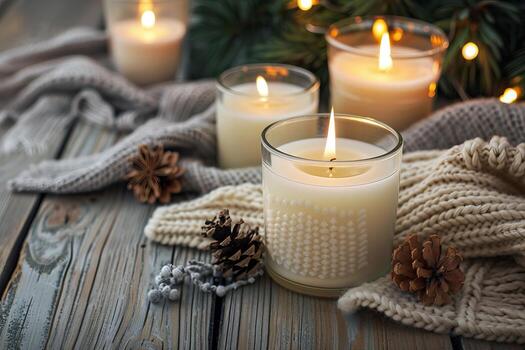 Festive Candle Set