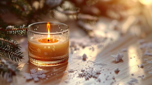 Cozy Christmas Candle