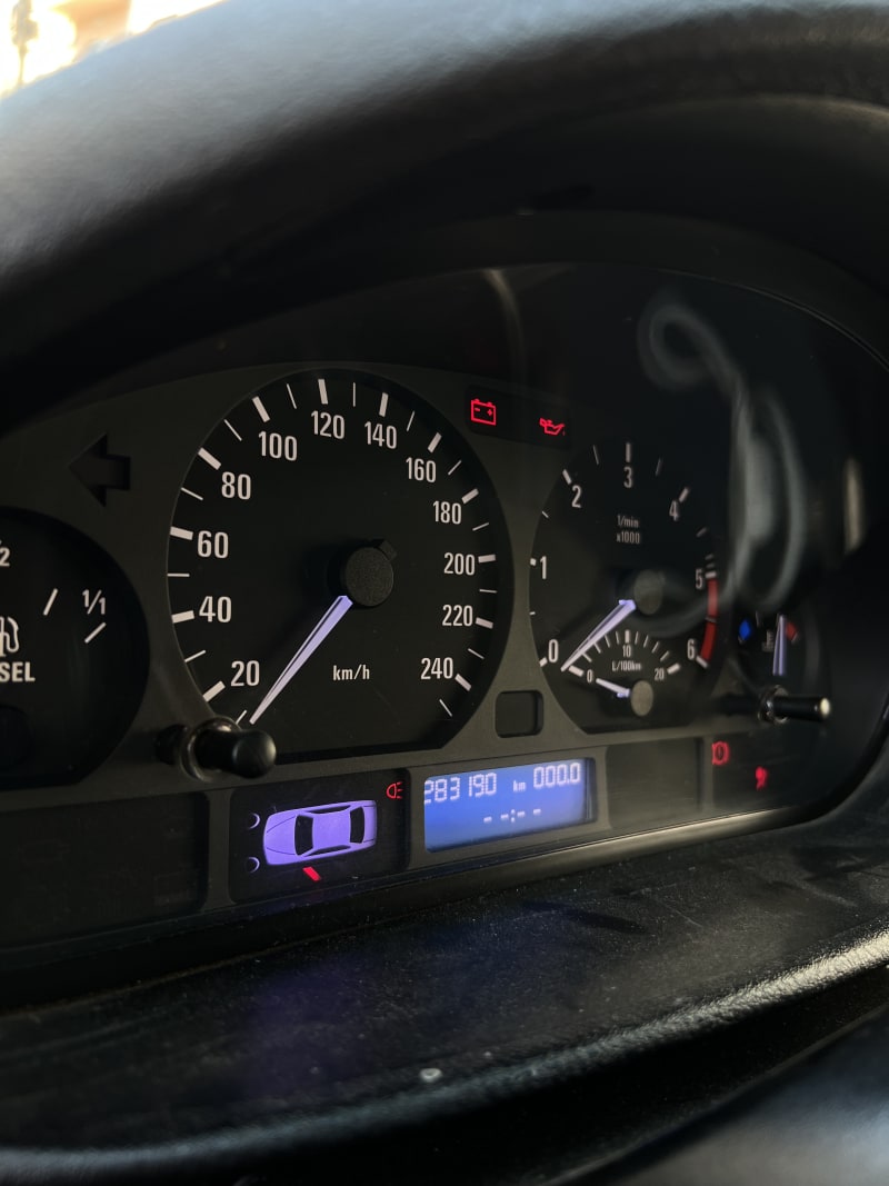 BMW E46 cluster – plavi LED