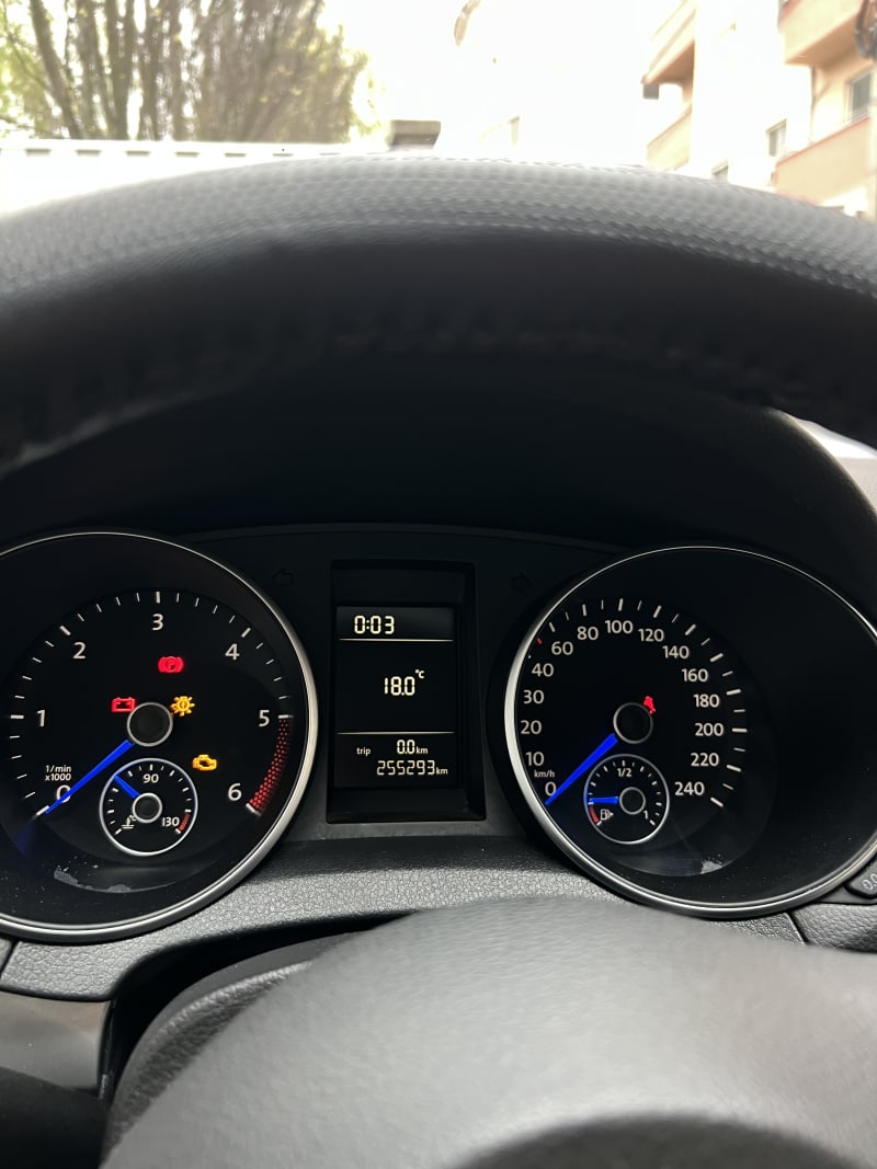 VW Tiguan cluster – plavi LED