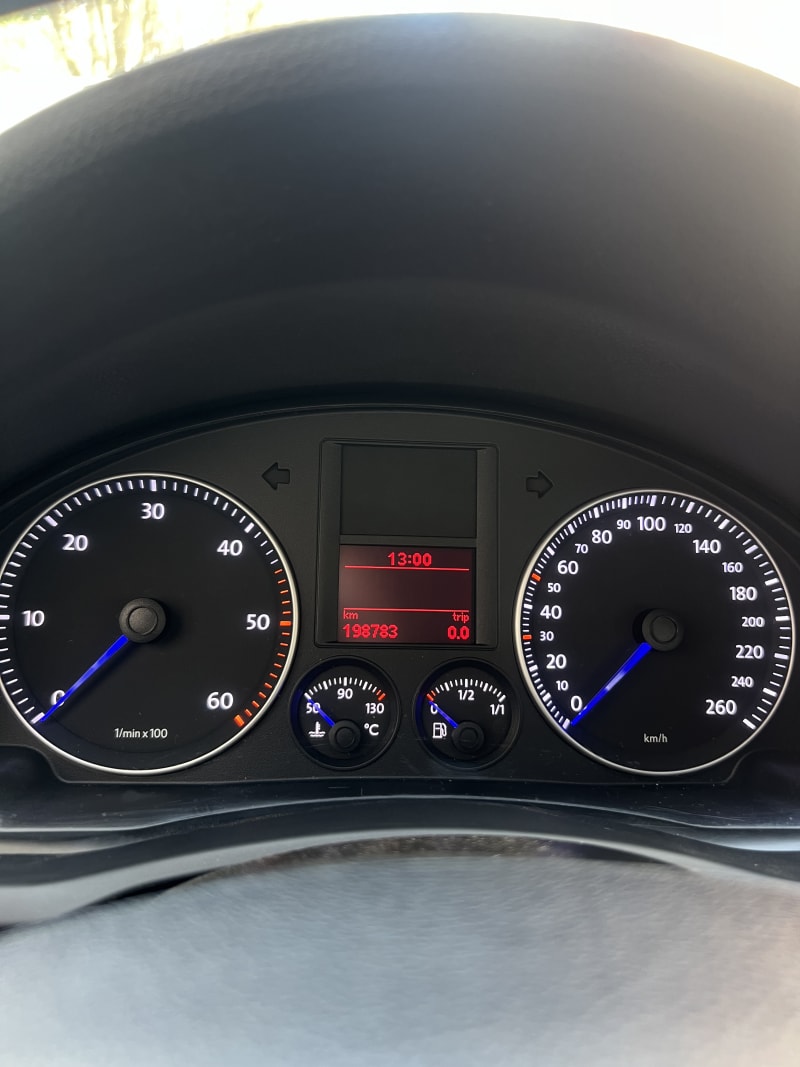 VW A3 cluster – plavi LED