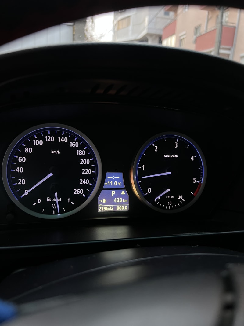 BMW E46 cluster – plavi LED